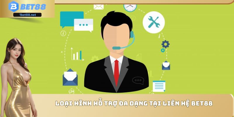 Loại hình hỗ trợ đa dạng tại liên hệ Bet88